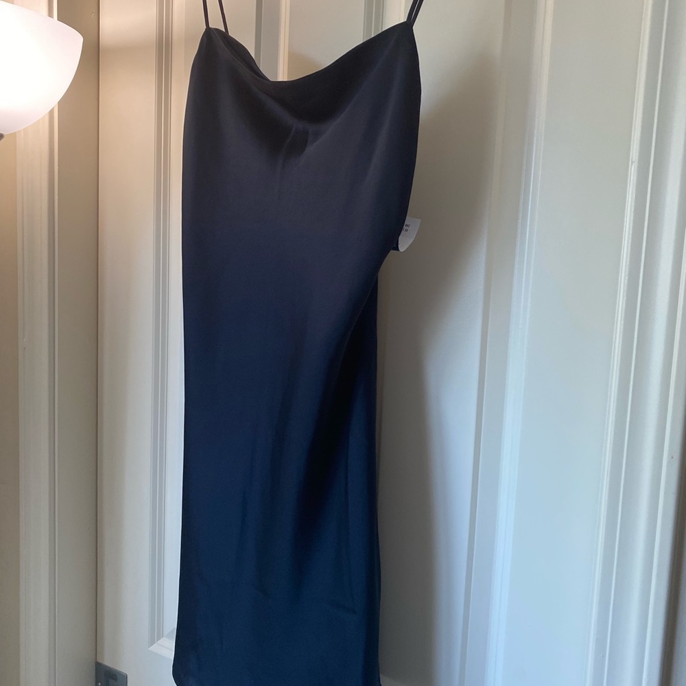 Abercrombie black silk dress-new with tags!